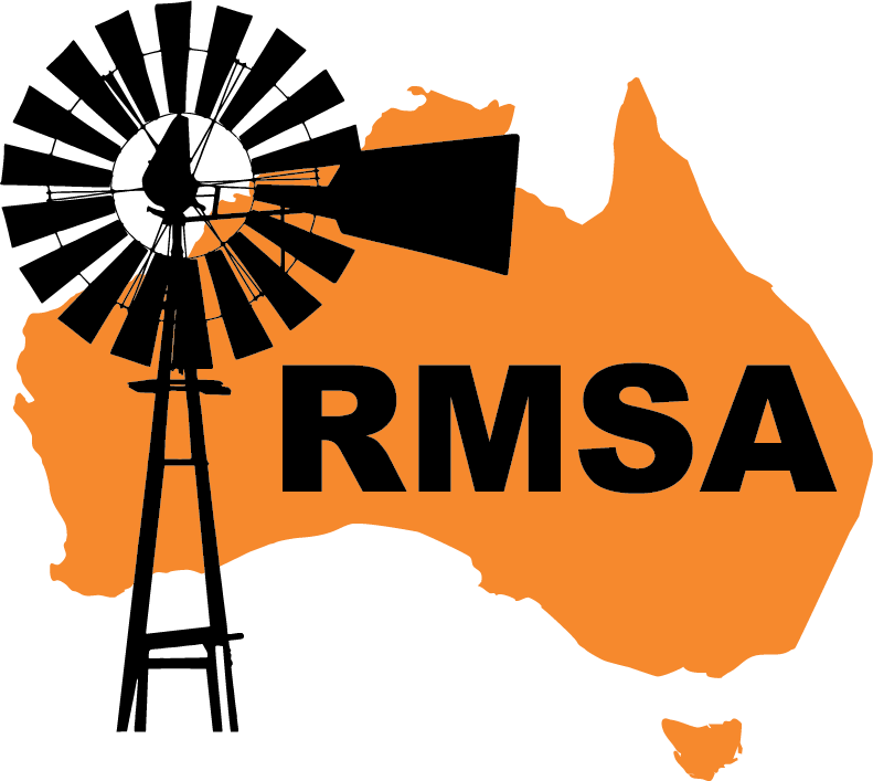 RMSA black and orange logo
